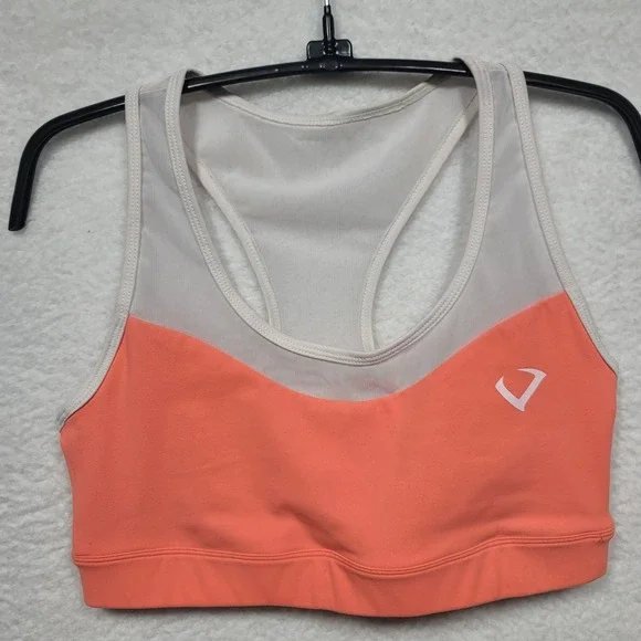 Violate the Dress Code Sports Bra Racerback Peach Size Medium - Picture 3 of 6
